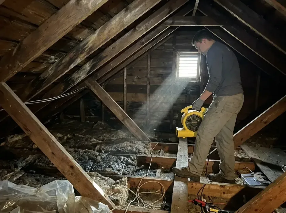attic-water-damage-drying-proc-007 — frequently asked questions, Emergency Water Extraction & 24/7 Flood Response in Brinkle…